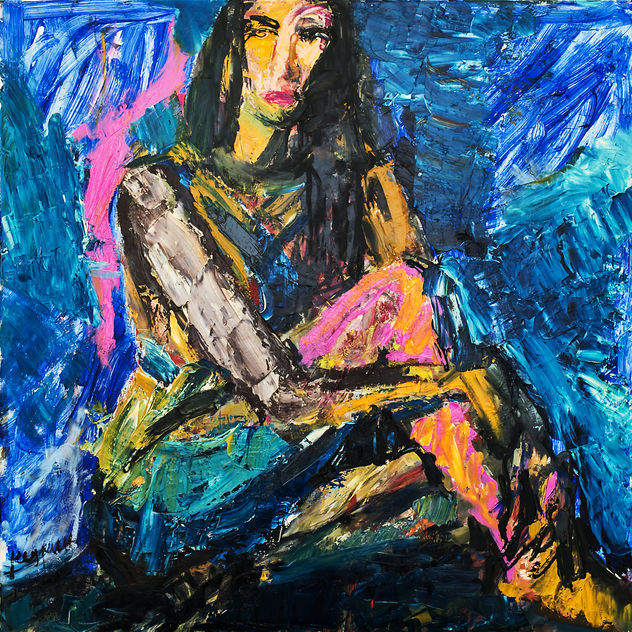 Black-hared Girl. Series Pin-Up