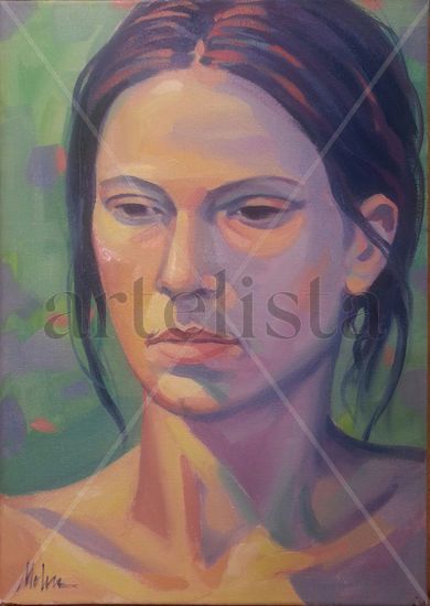 Constanza Oil Canvas Portrait