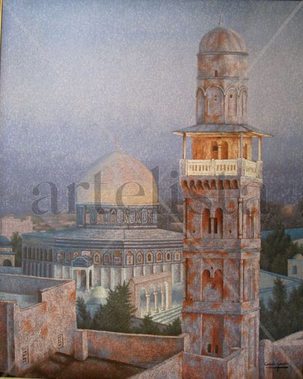 Jerusalen Oil Canvas Landscaping