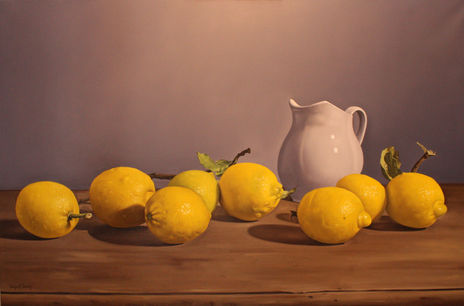 Limones y jarra