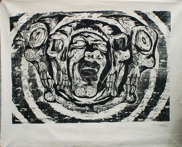 Muerte Woodcut