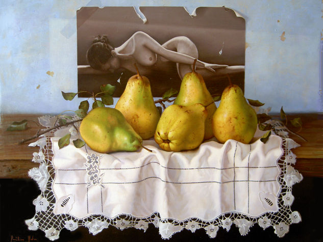 Peras Oil Canvas Still Life Paintings