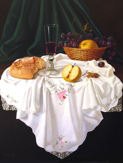 Sobremesa Oil Canvas Still Life Paintings