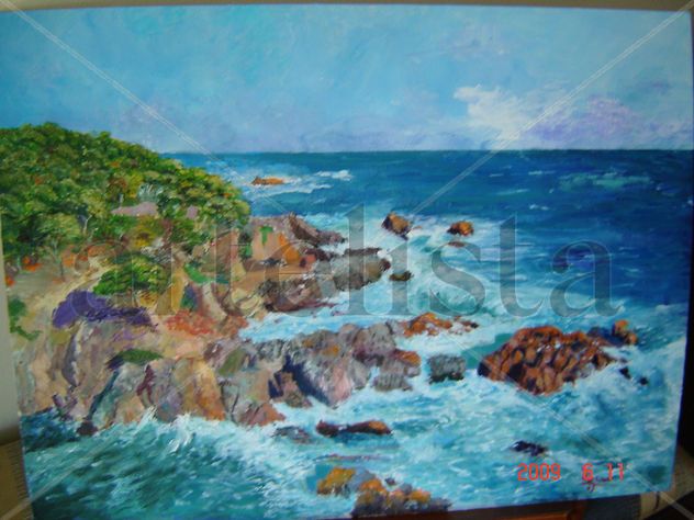 Acantilados en la Costa Brava