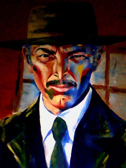 LEE VAN CLEEF Acrylic Panel Portrait