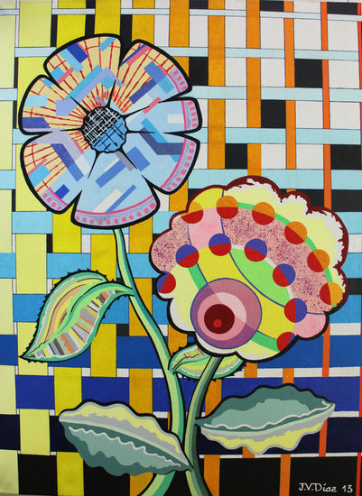 Flores I Acrylic Canvas Others