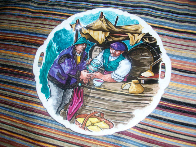 Plato Pintado de Mario Granell