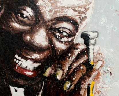 Louis Armstrong Otros Tabla Retrato