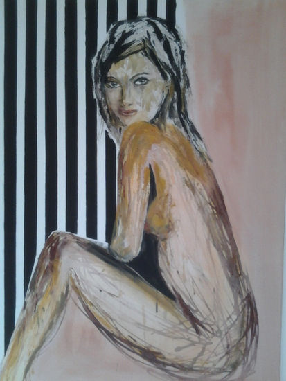 PERHAPS Acrylic Canvas Figure Painting