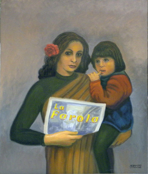 Gitana vendiendo la farola