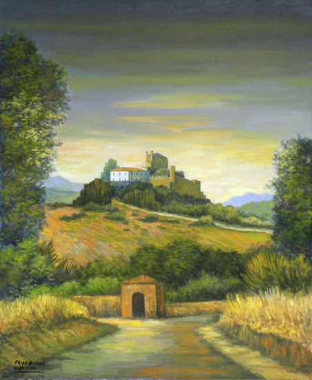 Paisaje de Frias Oil Canvas Landscaping