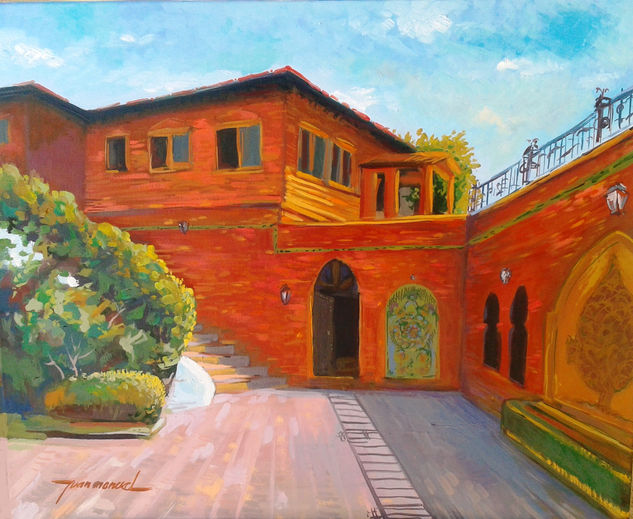 Chez Rachid Oil Canvas Landscaping