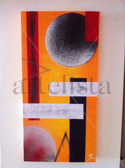 Equilibrium Acrylic Canvas Figure Painting