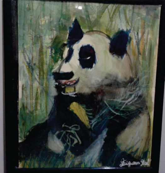 panda 1 Watercolour Paper Animals