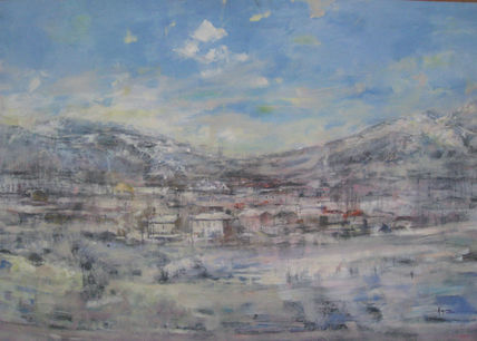 Pueblo nevado
