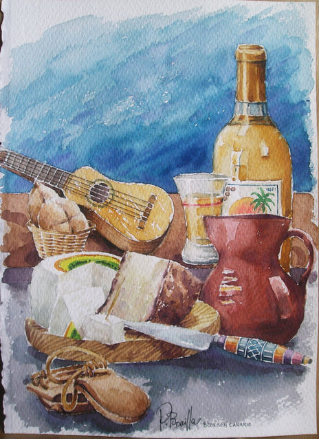 Bodegón con timple