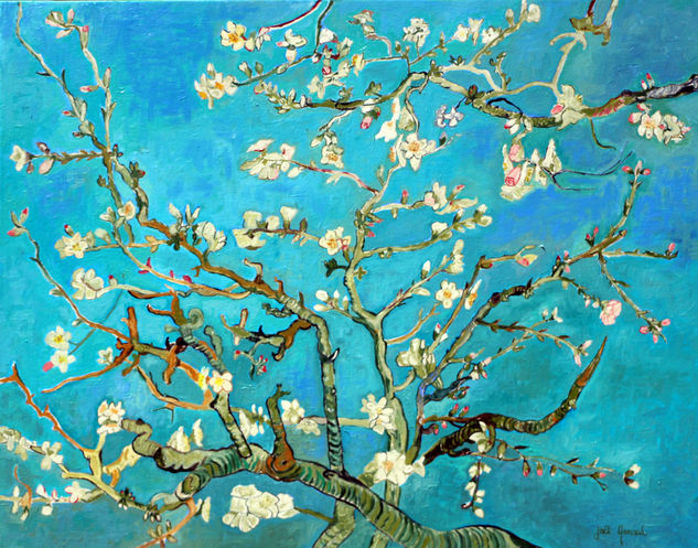 Fleurs d'amendiers  de VAN GOGH Óleo Lienzo Floral