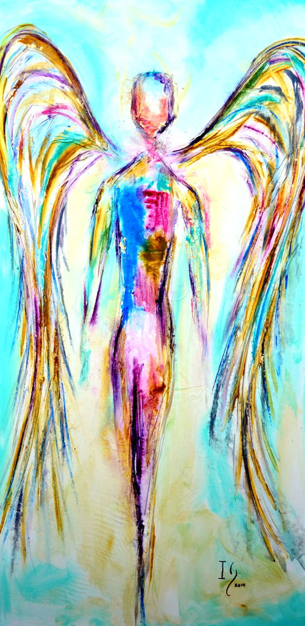 Angel painting