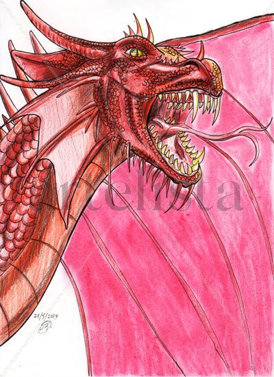 Dragón Rojo Pencil