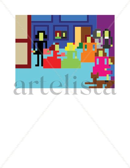 Las Meninas Acrylic Canvas Portrait