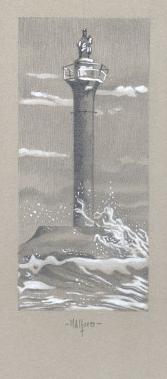 Faro de Sancti Petri Mixed Media