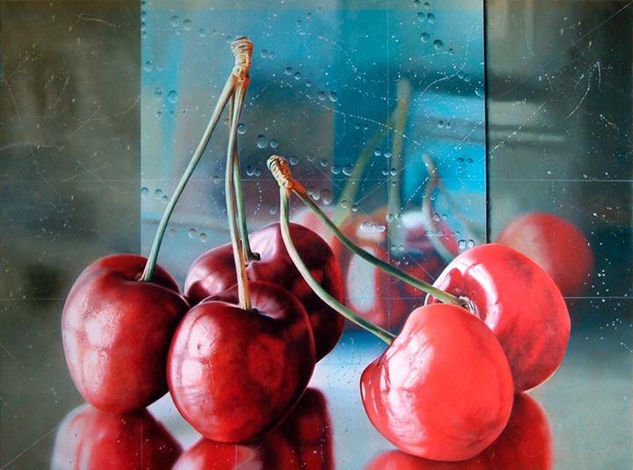 Cherries Oil Canvas Still Life Paintings