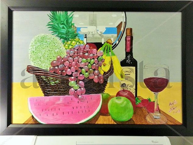 Bodegon Acrylic Canvas Still Life Paintings