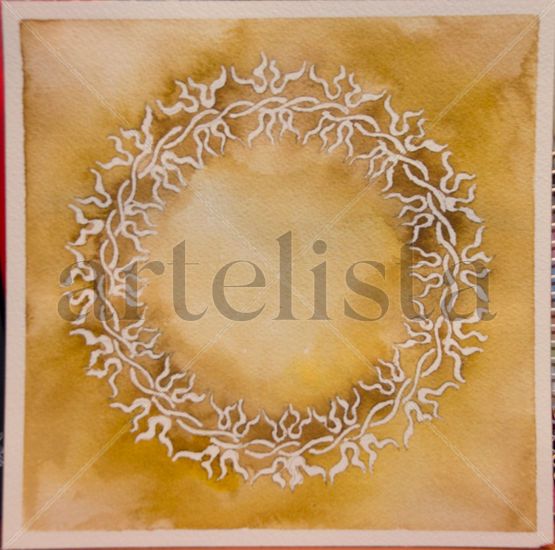 Mandala C Watercolour Paper Others