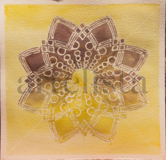 Mandala E Watercolour Paper Others