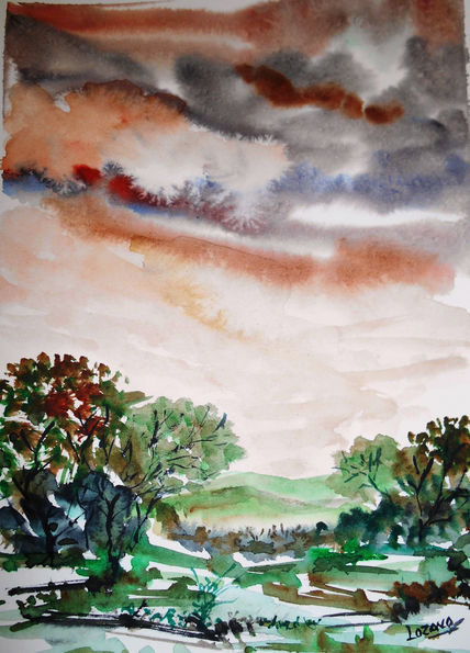 Paisaje en húmedo