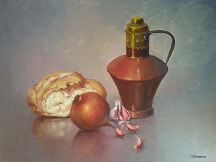 Aceitera con Pan,...