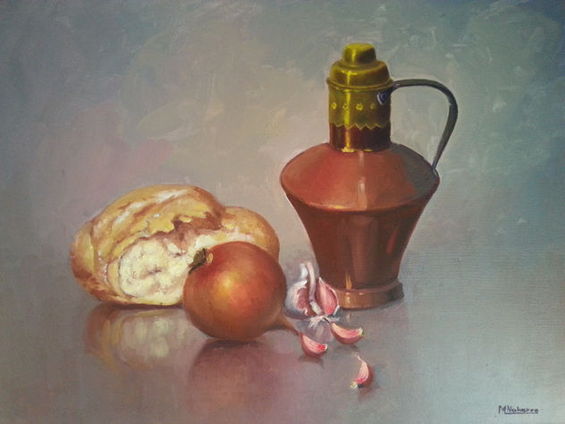 Aceitera con Pan, Cebolla y Ajos