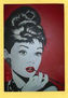 COPIA DEL CUADRO DE AUDREY HEPBURN DE ANTONIO DE FELIPE