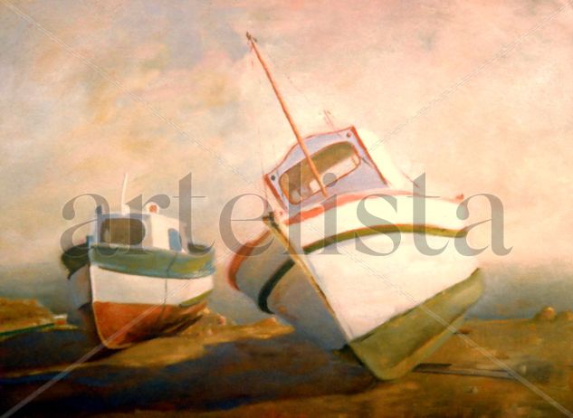 Barcas 07 Oil Canvas Landscaping