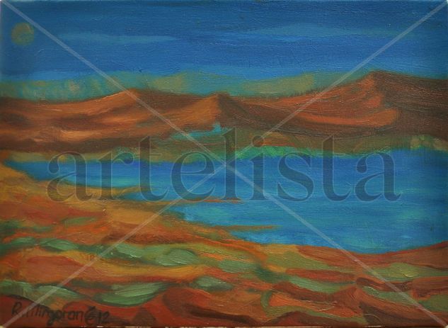 El último lago dulce Oil Canvas Marine Painting