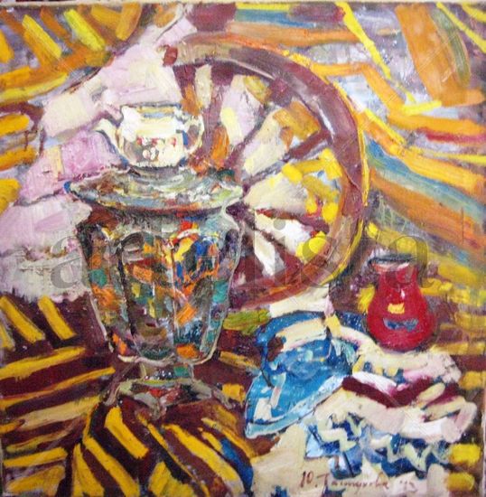 Ukraine still life Óleo Lienzo Bodegones