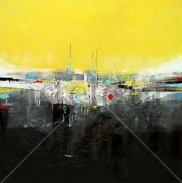 paisaje amarillo