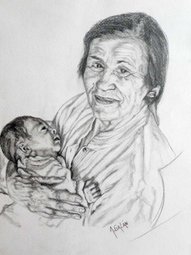 retrato maternal bisabuela Dña Catalina
