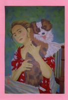 Joven con mascota