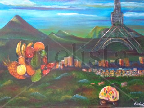 Fruta y helados en...