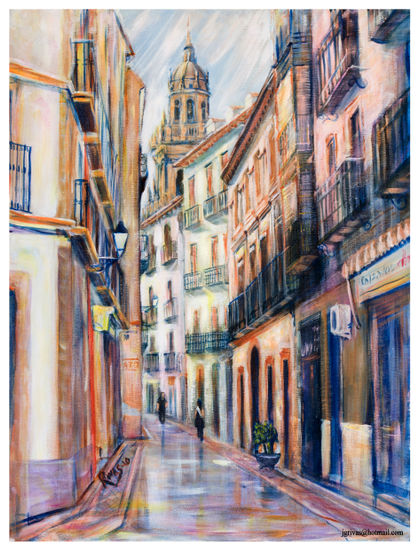 Calle Cerón Acrylic Canvas Landscaping