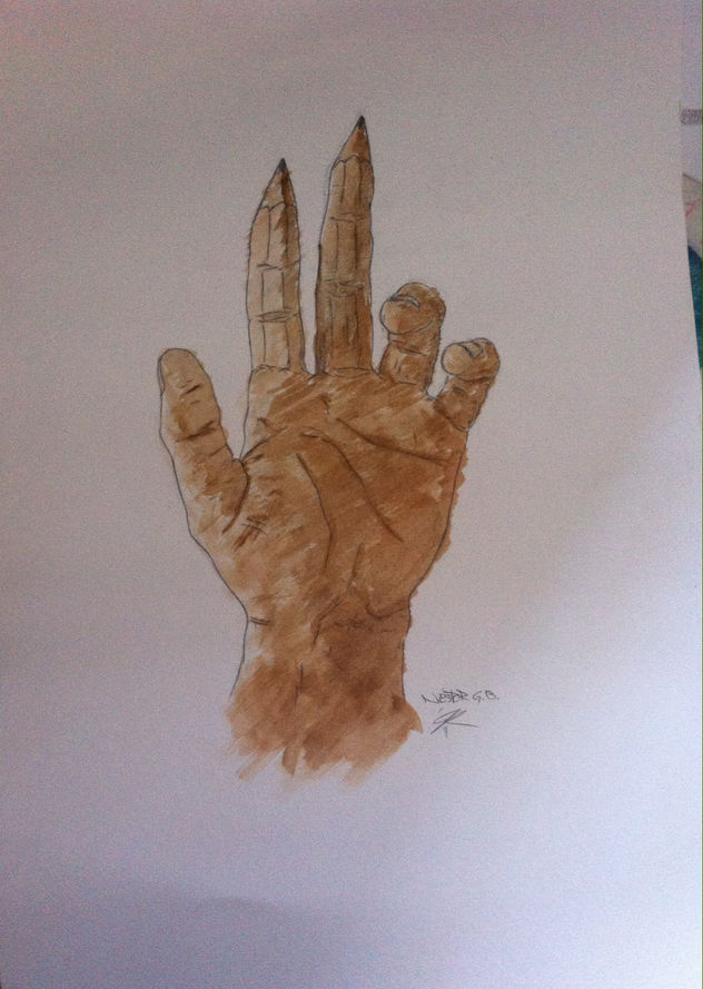 La mano del artista