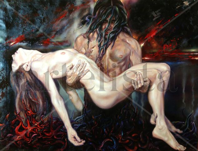 Goodnight slave Oil Canvas Nude Paintings