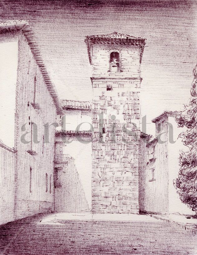 Alminar de la iglesia de San José en el Albayzín de Granada, España