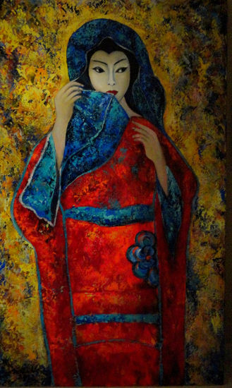 Madame Matsuko Acrylic Canvas Figure Painting