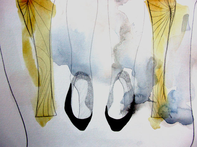 Feet ( Essential body series ) Mixed Media