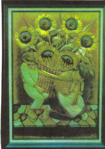 Cargadores con  Girasoles