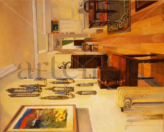 Interior II Oil Canvas Others