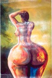 COLA DE CABALLO Mixed media Others Nude Paintings