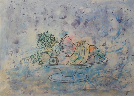 Bodegón con frutas